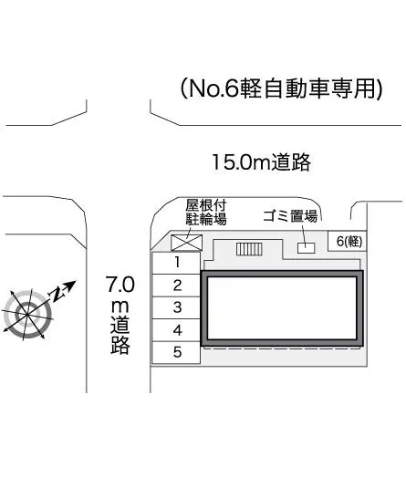 ★手数料０円★名古屋市西区南堀越２丁目　月極駐車場（LP）